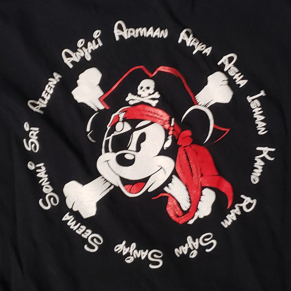 Anvil Mickey Mouse Yo Ho Yo Ho Pirate T Shirt XL - Picture 2 of 3